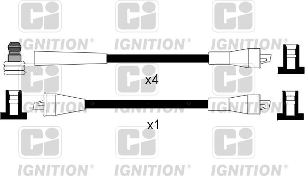 Quinton Hazell XC917 - Augstsprieguma vadu komplekts autodraugiem.lv