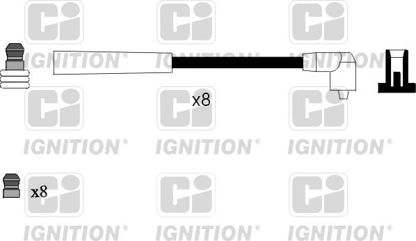 Quinton Hazell XC984 - Augstsprieguma vadu komplekts autodraugiem.lv