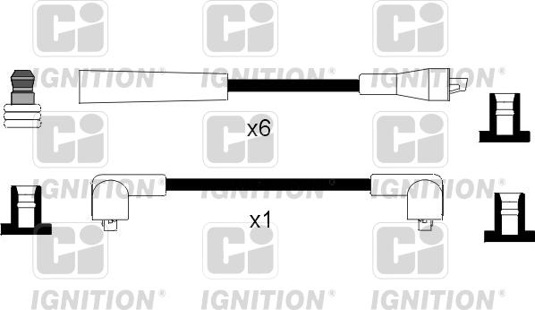 Quinton Hazell XC974 - Augstsprieguma vadu komplekts autodraugiem.lv