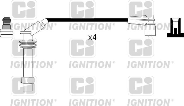 Quinton Hazell XC975 - Augstsprieguma vadu komplekts autodraugiem.lv