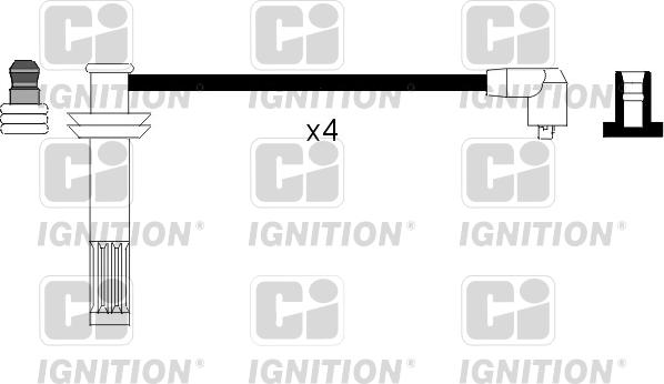 Quinton Hazell XC544 - Augstsprieguma vadu komplekts autodraugiem.lv