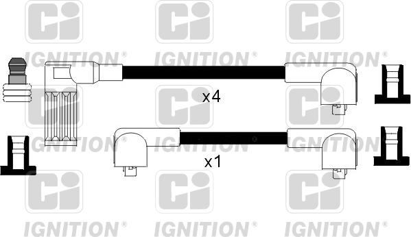 Quinton Hazell XC519 - Augstsprieguma vadu komplekts autodraugiem.lv