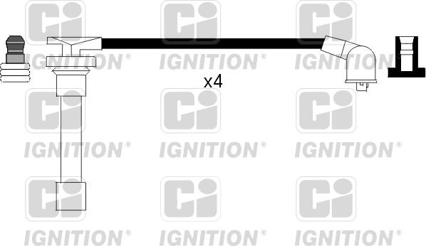 Quinton Hazell XC869 - Augstsprieguma vadu komplekts autodraugiem.lv