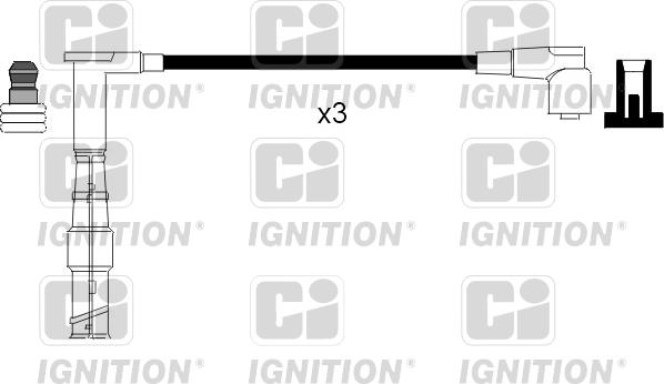 Quinton Hazell XC881 - Augstsprieguma vadu komplekts autodraugiem.lv