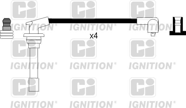 Quinton Hazell XC879 - Augstsprieguma vadu komplekts autodraugiem.lv