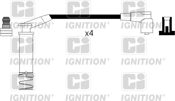 Quinton Hazell XC795 - Augstsprieguma vadu komplekts autodraugiem.lv