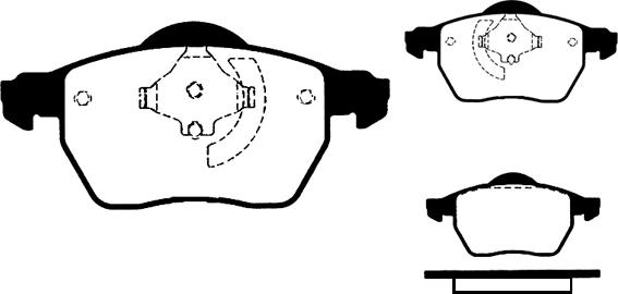 Raicam RA.0428.1 - Bremžu uzliku kompl., Disku bremzes autodraugiem.lv