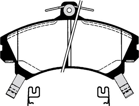 Simer 694 - Bremžu uzliku kompl., Disku bremzes autodraugiem.lv