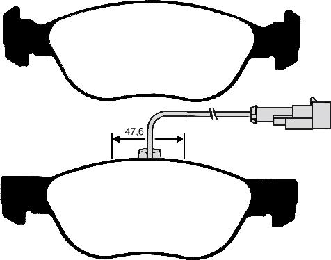 Open Parts BDM7454.20 - Bremžu uzliku kompl., Disku bremzes autodraugiem.lv