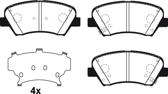 Raicam RA.1035.3 - Bremžu uzliku kompl., Disku bremzes autodraugiem.lv