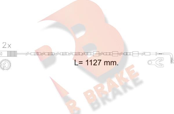 R Brake 610605RB - Indikators, Bremžu uzliku nodilums autodraugiem.lv