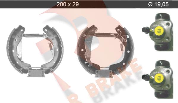 R Brake 79RBKT0039 - Bremžu loku komplekts autodraugiem.lv