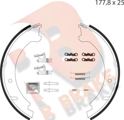 R Brake 79RBPB4023 - Bremžu loku kompl., Stāvbremze autodraugiem.lv