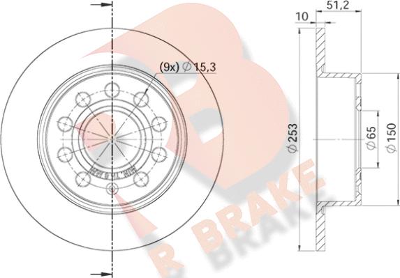 BOSCH 986479099 - Bremžu diski autodraugiem.lv