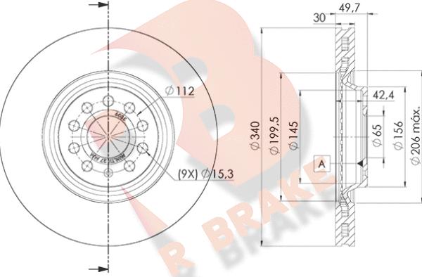 R Brake 78RBD26085 - Bremžu diski autodraugiem.lv