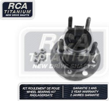 RCA France RCAK1102 - Riteņa rumbas gultņa komplekts autodraugiem.lv
