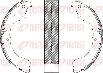 Remsa 4321.00 - Bremžu loki autodraugiem.lv