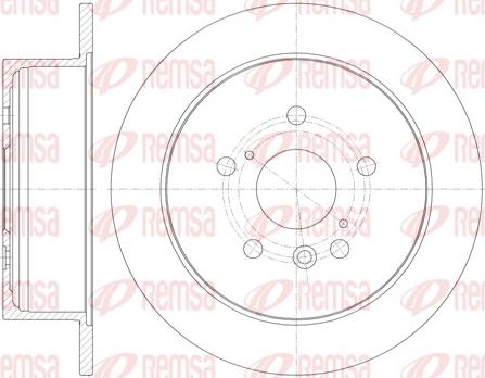 Remsa 6911.00 - Bremžu diski autodraugiem.lv