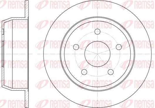 Remsa 6628.00 - Bremžu diski autodraugiem.lv