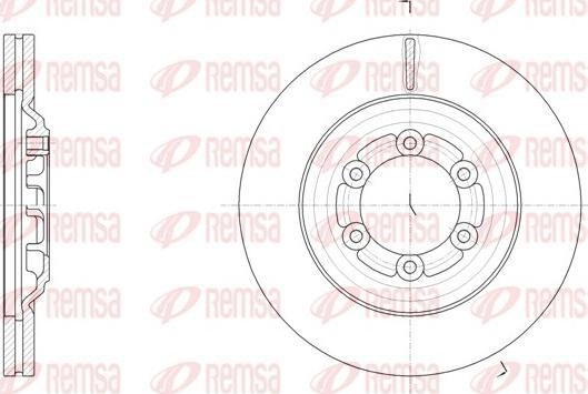 Remsa 61510.10 - Bremžu diski autodraugiem.lv