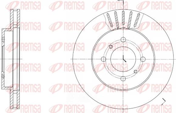 Remsa 61696.10 - Bremžu diski autodraugiem.lv