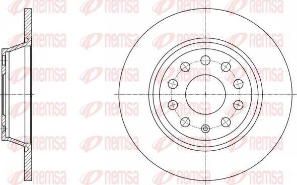 Remsa 61646.00 - Bremžu diski autodraugiem.lv