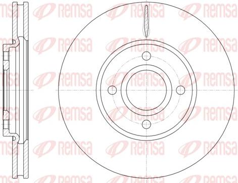 Remsa 61601.10 - Bremžu diski autodraugiem.lv