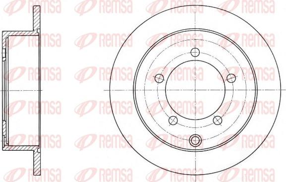 Remsa 61688.00 - Bremžu diski autodraugiem.lv