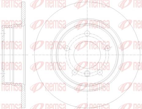 Remsa 61084.00 - Bremžu diski autodraugiem.lv