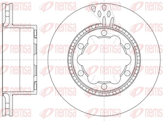 Remsa 61036.10 - Bremžu diski autodraugiem.lv