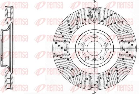 Remsa 61761.10 - Bremžu diski autodraugiem.lv