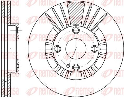 Remsa 6812.10 - Bremžu diski autodraugiem.lv