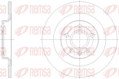 Remsa 62105.00 - Bremžu diski autodraugiem.lv