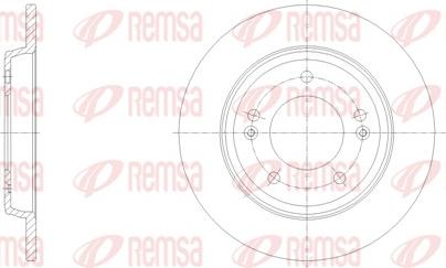 Remsa 62102.00 - Bremžu diski autodraugiem.lv