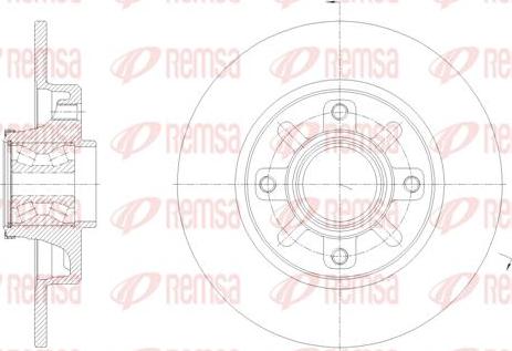 Remsa 62137.00 - Bremžu diski autodraugiem.lv