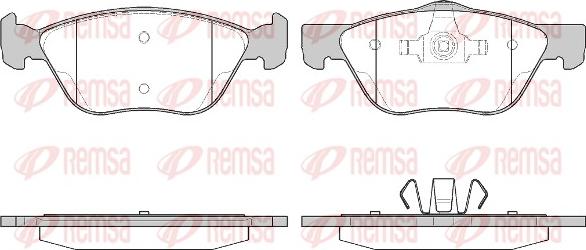 Remsa 0589.20 - Bremžu uzliku kompl., Disku bremzes autodraugiem.lv