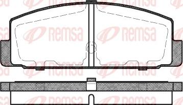 Remsa 0179.30 - Bremžu uzliku kompl., Disku bremzes autodraugiem.lv