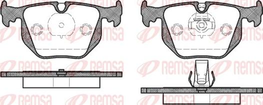 Remsa 0381.20 - Bremžu uzliku kompl., Disku bremzes autodraugiem.lv