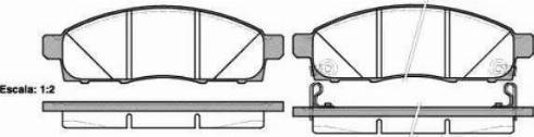 Sangsin Brake SP1361 - Bremžu uzliku kompl., Disku bremzes autodraugiem.lv