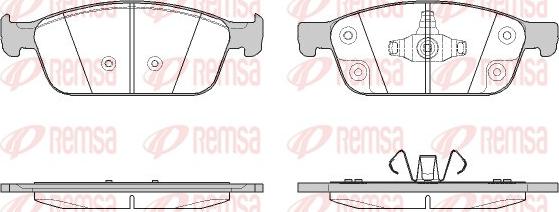 Remsa 1510.50 - Bremžu uzliku kompl., Disku bremzes autodraugiem.lv