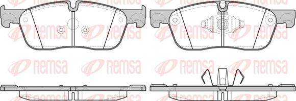 Remsa 1633.10 - Bremžu uzliku kompl., Disku bremzes autodraugiem.lv