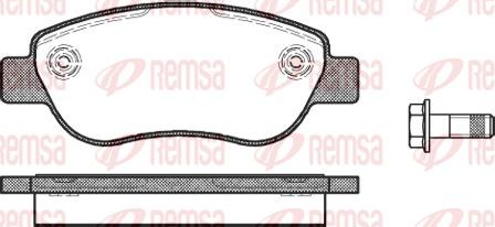 Remsa 1069.00 - Bremžu uzliku kompl., Disku bremzes autodraugiem.lv