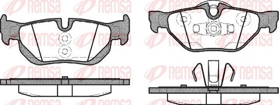 Remsa 1145.10 - Bremžu uzliku kompl., Disku bremzes autodraugiem.lv