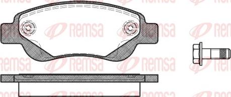 Remsa 1177.00 - Bremžu uzliku kompl., Disku bremzes autodraugiem.lv