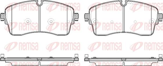 Remsa 1815.00 - Bremžu uzliku kompl., Disku bremzes autodraugiem.lv