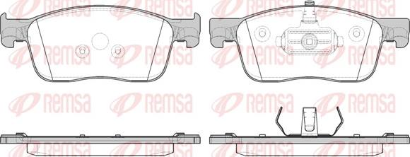 Remsa 1719.00 - Bremžu uzliku kompl., Disku bremzes autodraugiem.lv