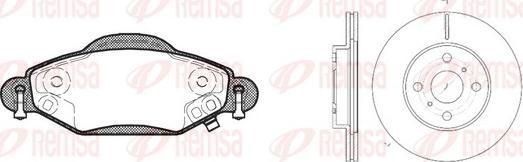 Remsa 8978.00 - Bremžu komplekts, Disku bremzes autodraugiem.lv