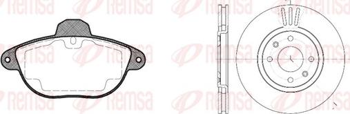Remsa 8608.00 - Bremžu komplekts, Disku bremzes autodraugiem.lv
