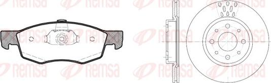 Remsa 8172.00 - Bremžu komplekts, Disku bremzes autodraugiem.lv