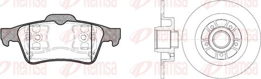 Remsa 8842.00 - Bremžu komplekts, Disku bremzes autodraugiem.lv